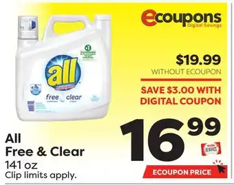 Weis Markets All Free & Clear offer