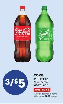 Price Rite Coke 2-Liter offer