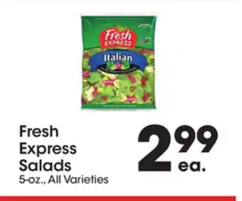 Price Rite Fresh Express Salads offer