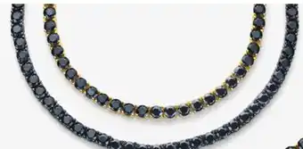 JC Penney 5mm black spinel tennis necklace offer