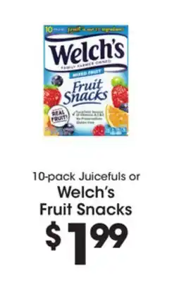 Price Rite Welch's Fruit Snacks offer