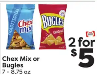 Weis Markets Chex Mix or Bugles offer