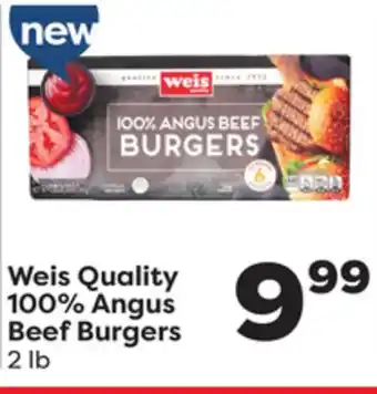 Weis Markets Weis Quality 100% Angus Beef Burgers offer