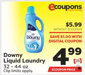 Weis Markets Downy Liquid Laundry offer