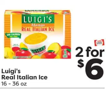 Weis Markets Luigi's Real Italian Ice offer