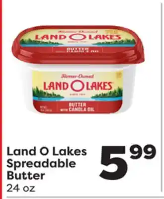 Weis Markets Land O Lakes Spreadable Butter offer