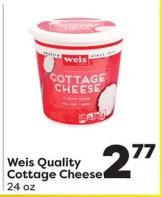 Weis Markets Weis Quality Cottage Cheese offer