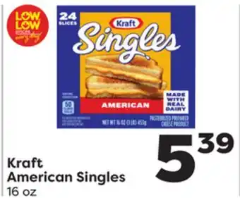 Weis Markets Kraft American Singles offer