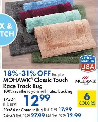 Boscov's MOHAWK Classic Touch Race Track Rug offer