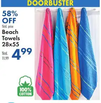 Boscov's Beach Towels 28x55 offer
