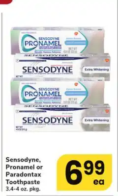 ACME Sensodyne, Pronamel or Paradontax Toothpaste offer