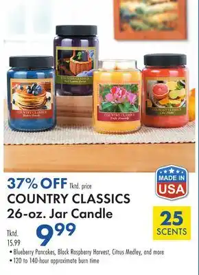 Boscov's COUNTRY CLASSICS 26-oz. Jar Candle offer