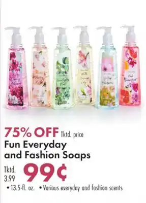 Boscov's Fun Everyday and Fashion Soaps offer