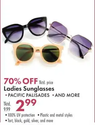 Boscov's Ladies Sunglasses offer