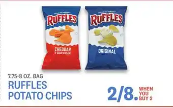 Kings Food Markets RUFFLES POTATO CHIPS offer