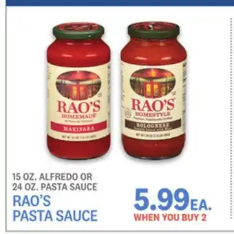 Kings Food Markets RAO'S PASTA SAUCE offer