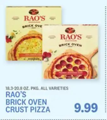 Kings Food Markets RAO'S BRICK OVEN CRUST PIZZA offer