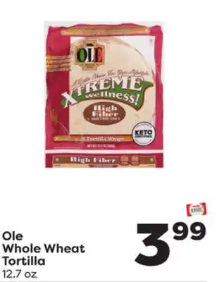 Weis Markets Ole Whole Wheat Tortilla offer