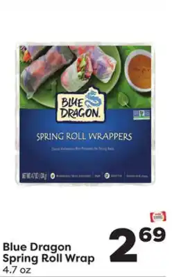 Weis Markets Blue Dragon Spring Roll Wrap offer