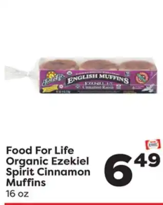 Weis Markets Food For Life Organic Ezekiel Spirit Cinnamon Muffins offer