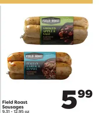Weis Markets Field Roast Sausages offer