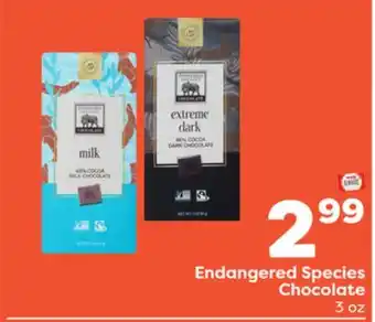 Weis Markets Endangered Species Chocolate offer