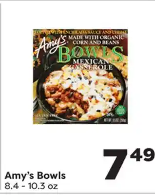 Weis Markets Amy's Bowls offer