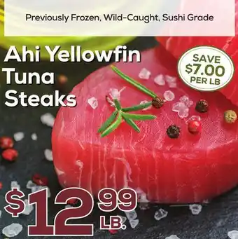DeCicco & Sons Ahi Yellowfin Tuna Steaks offer