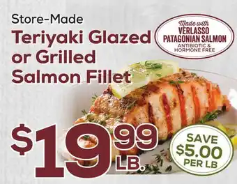 DeCicco & Sons Teriyaki Glazed or Grilled Salmon Fillet offer