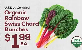DeCicco & Sons Organic Rainbow Swiss Chard Bunches offer