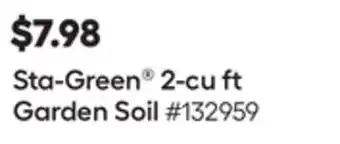 Lowe's 2-cu ft Garden Soil offer