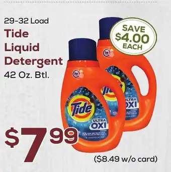 DeCicco & Sons Tide Liquid Detergent offer