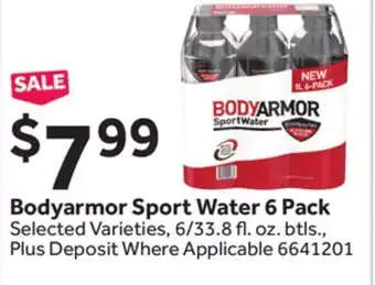Stop&Shop Bodyarmor Sport Water 6 Pack offer