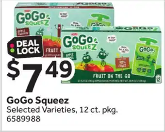 Stop&Shop GoGo Squeez offer