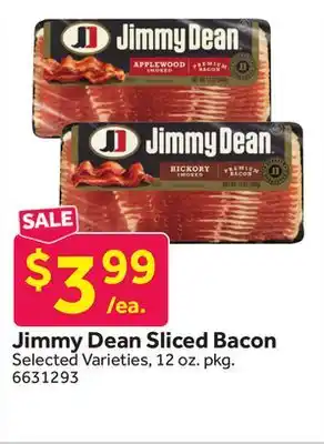 Stop&Shop Jimmy Dean Sliced Bacon offer