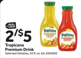 Stop&Shop Tropicana Premium Drink offer