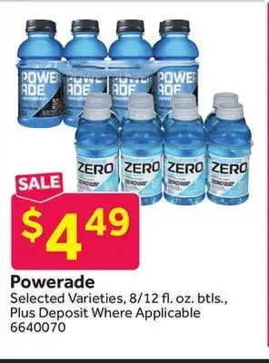 Stop&Shop Powerade offer