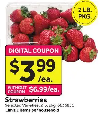 Stop&Shop Strawberries offer