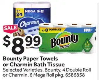 Stop&Shop Bounty Paper Towels or Charmin Bath Tissue offer