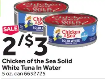 Stop&Shop Chicken of the Sea Solid White Tuna In Water offer