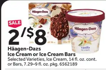 Stop&Shop Häagen-Dazs Ice Cream or Ice Cream Bars offer