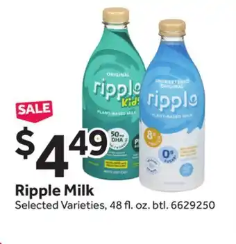 Stop&Shop Ripple Milk offer