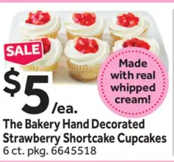 Stop&Shop The Bakery Hand Decorated Strawberry Shortcake Cupcakes offer