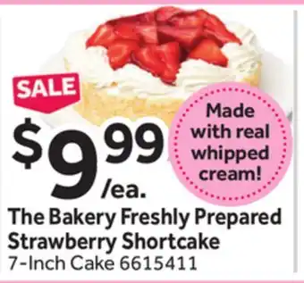 Stop&Shop The Freshly Prepared Strawberry Shortcake offer