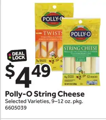 Stop&Shop Polly-O String Cheese offer