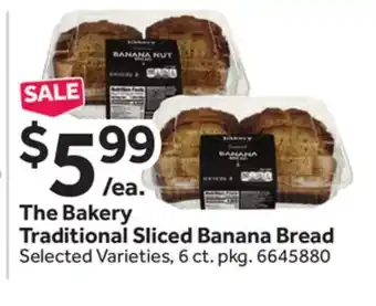 Stop&Shop The Bakery Traditional Sliced Banana Bread offer