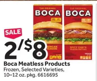 Stop&Shop Boca Meatless Products offer