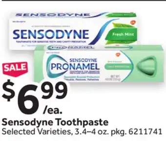Stop&Shop Sensodyne Toothpaste offer