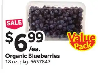 Stop&Shop Organic Blueberries offer