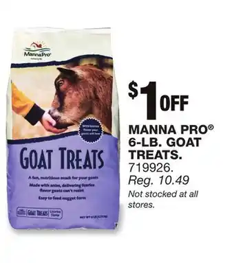 Blain's Farm & Fleet MANNA PRO 6-LB. GOAT TREATS offer